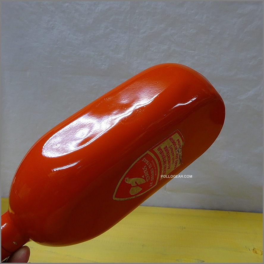 オレンジ 70年代 グランテトラ<BR>1.0L 角型 LE GRAND TETRAS<BR>VINTAGE ウォーターボトル<BR>ロングラベル