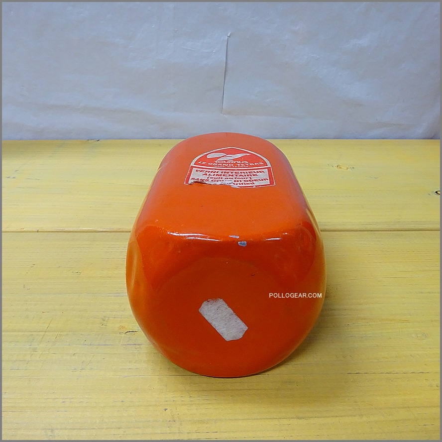 オレンジ 70年代 グランテトラ<BR>1.0L 角型 LE GRAND TETRAS<BR>VINTAGE ウォーターボトル<BR>ロングラベル