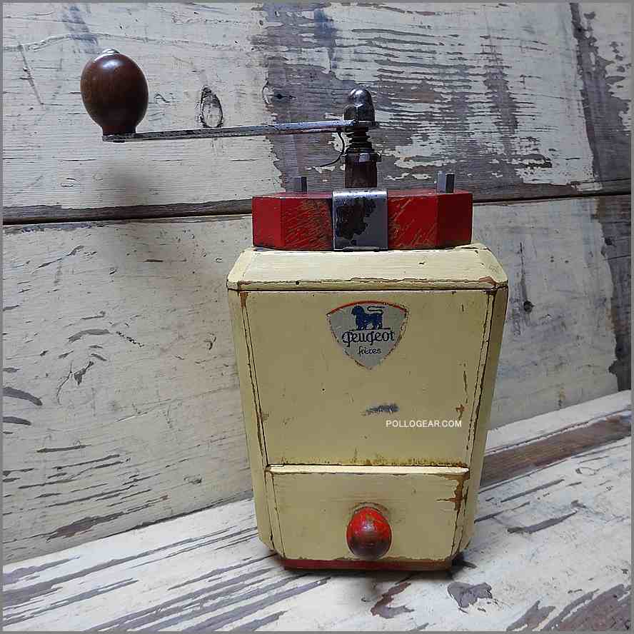 1930年代 プジョー RIC<BR>フランス製 コーヒーミル<BR>Peugeot Ric Coffee Grinder<BR>コーヒーグラインダー<BR>ビンテージミル 