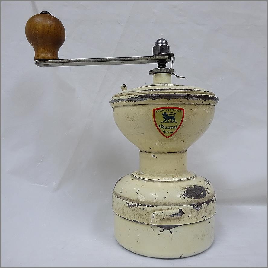 1950年代 プジョー ディアボロ<BR>DIABOLO Metal Coffee Grinder<BR>フランス製 コーヒーミル<BR>Peugeot コーヒーグラインダー<BR>ビンテージミル アンティーク