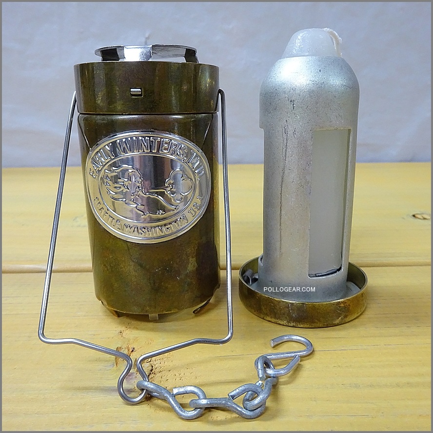 デッドストック 1982年 最初期<br>アーリーウインタース×ＵＣＯ<br>ブラス キャンドルランタン<br>EARLY WINTERS LTD 真鍮製 ビンテージ