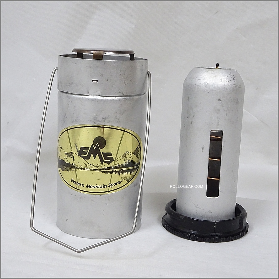 1980年代 EMS 三角ハンドル<BR>Vintage キャンドルランタン<BR>Eastern Mountain Sports × UCO<BR>TAIWAN-1986-PAT