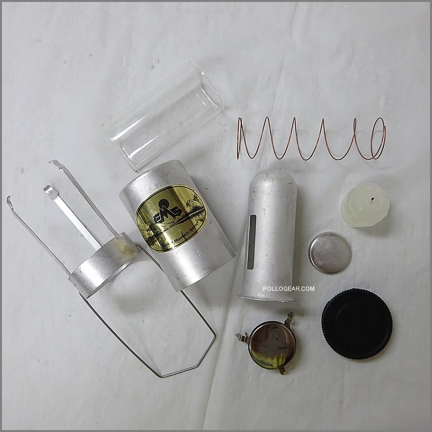 1980年代 EMS 三角ハンドル<BR>Vintage キャンドルランタン<BR>Eastern Mountain Sports × UCO<BR>TAIWAN-1986-PAT