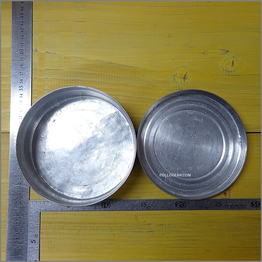 60’s LE GRAND TETRAS<BR>Vintage アルミ フードキャリー<BR>グランテトラ フードコンテナ<BR>シルバーラベル 水張り RARE<BR>ビンテージ 大サイズφ144