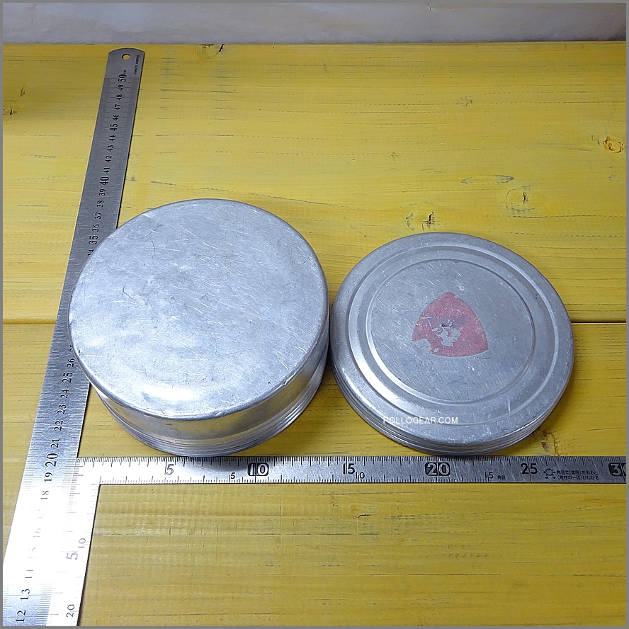 60’s LE GRAND TETRAS<BR>Vintage アルミ フードキャリー<BR>グランテトラ フードコンテナ<BR>シルバーラベル 水張り RARE<BR>ビンテージ 大サイズφ144