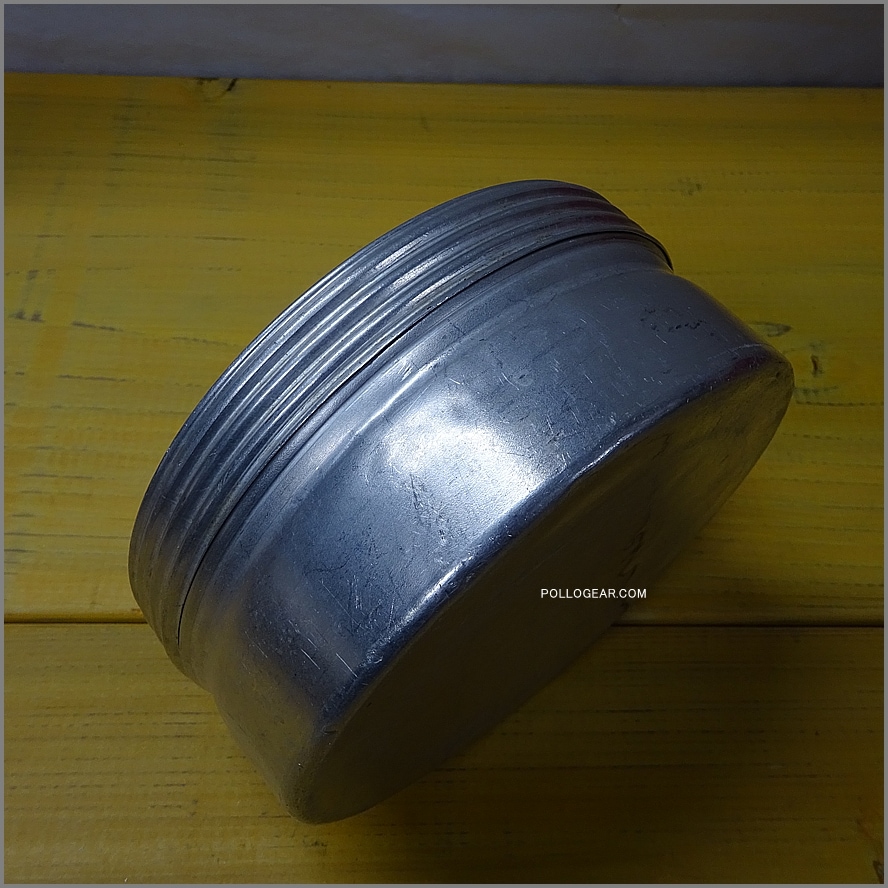 60’s LE GRAND TETRAS<BR>Vintage アルミ フードキャリー<BR>グランテトラ フードコンテナ<BR>シルバーラベル 水張り RARE<BR>ビンテージ 大サイズφ144