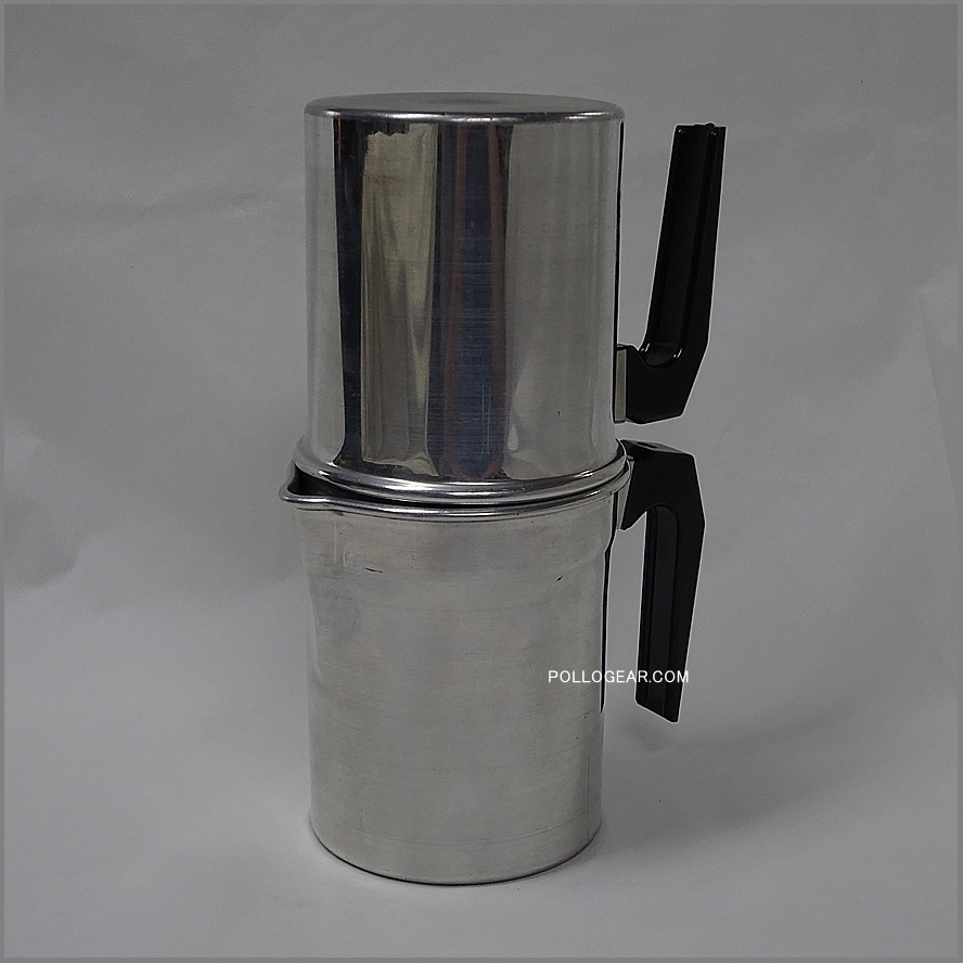 デッドストック ILSA 3cup<BR>naporetana ナポレターナ<BR>イルサ 直火 エスプレッソ<BR>コーヒーメーカー<BR>キャンプ コーヒー