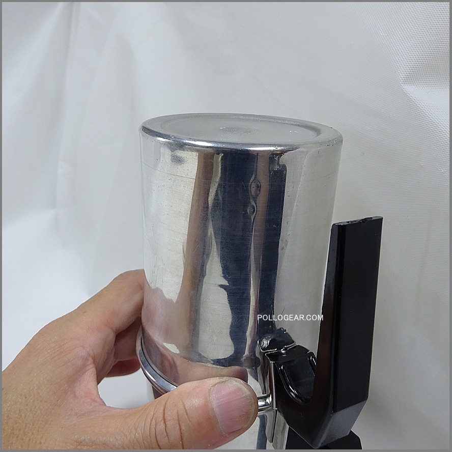 デッドストック ILSA 3cup<BR>naporetana ナポレターナ<BR>イルサ 直火 エスプレッソ<BR>コーヒーメーカー<BR>キャンプ コーヒー