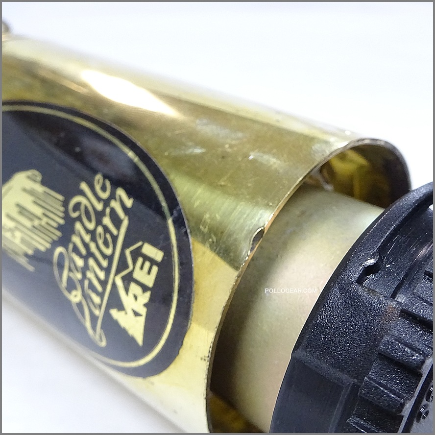 1986★UCO×REI ブラス 真鍮製<br>ビンテージ キャンドルランタン<br>ユーコ アールイーアイ VINTAGE<br>TAIWAN-1986-PAT-1987