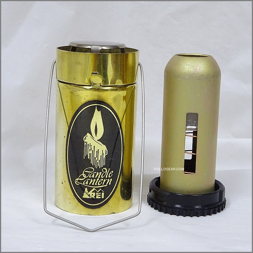 1986★UCO×REI ブラス 真鍮製<br>ビンテージ キャンドルランタン<br>ユーコ アールイーアイ VINTAGE<br>TAIWAN-1986-PAT-1987