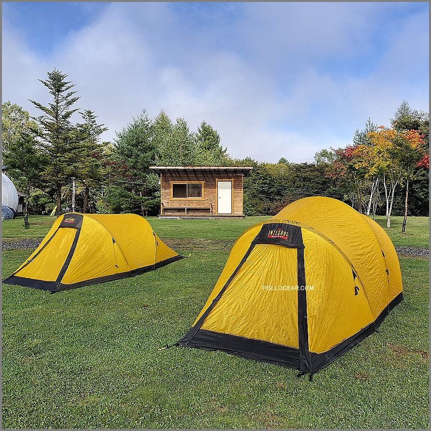 2011 デッドストック<br>INTEGRAL DESIGNS Traverse4<br>トラバース4 トンネルテント<br>Silnylon  Sil shelter Tent<br>インテグラルデザイン シルナイロン フロアレスシェルター UL
