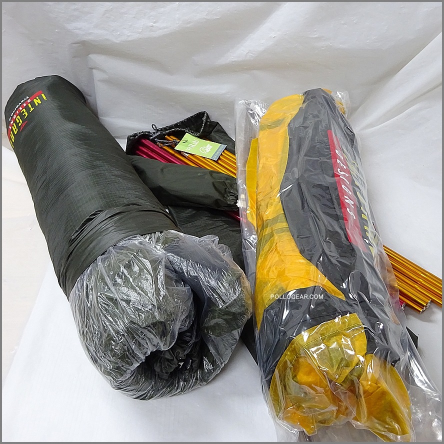 2011 デッドストック<br>INTEGRAL DESIGNS Traverse4<br>トラバース4 トンネルテント<br>Silnylon  Sil shelter Tent<br>インテグラルデザイン シルナイロン フロアレスシェルター UL