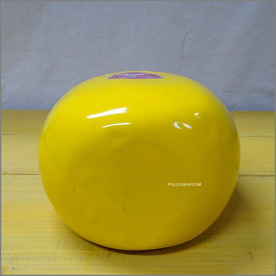 2.0L グランテトラ 1960年代<BR>旧丸型 LE GRAND TETRAS<BR>シルバーラベル イエロー<BR>VINTAGE ウォーターボトル 黄色