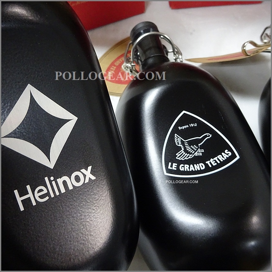 限定モデル HCC Paris<BR>Helinox × Le Grand Tetras 1.0L<BR>ヘリノックス×グランテトラ<BR>HCCオープン記念 パリ限定品<BR>ひょうたん型 ウォーターボトル