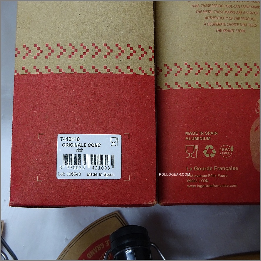 限定モデル HCC Paris<BR>Helinox × Le Grand Tetras 1.0L<BR>ヘリノックス×グランテトラ<BR>HCCオープン記念 パリ限定品<BR>ひょうたん型 ウォーターボトル
