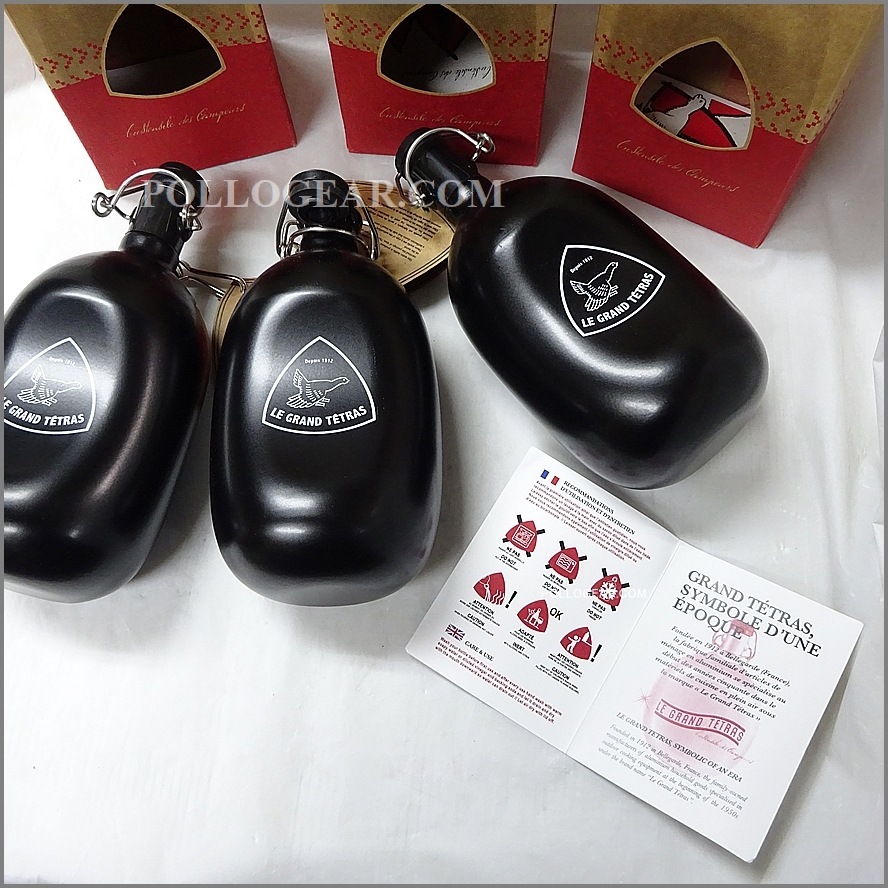 限定モデル HCC Paris<BR>Helinox × Le Grand Tetras 1.0L<BR>ヘリノックス×グランテトラ<BR>HCCオープン記念 パリ限定品<BR>ひょうたん型 ウォーターボトル