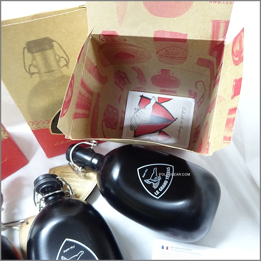 限定モデル HCC Paris<BR>Helinox × Le Grand Tetras 1.0L<BR>ヘリノックス×グランテトラ<BR>HCCオープン記念 パリ限定品<BR>ひょうたん型 ウォーターボトル