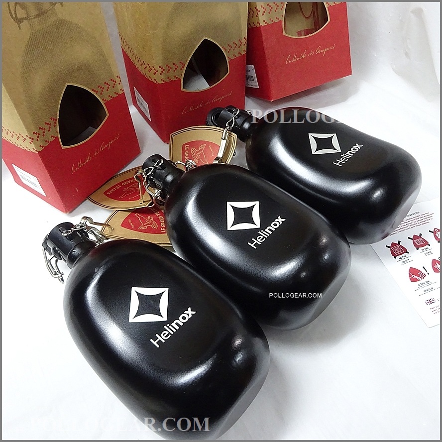 限定モデル HCC Paris<BR>Helinox × Le Grand Tetras 1.0L<BR>ヘリノックス×グランテトラ<BR>HCCオープン記念 パリ限定品<BR>ひょうたん型 ウォーターボトル