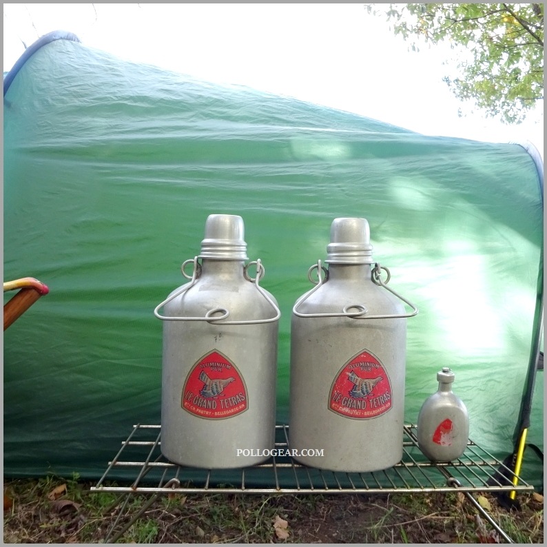 A/B より選択<br>40’ｓ LE GRAND TETRAS<BR>ウォータージャグ<BR>Vintage Water Jug<BR>グランテトラ フランス製<BR>ビッグテトラ アルミジャグ