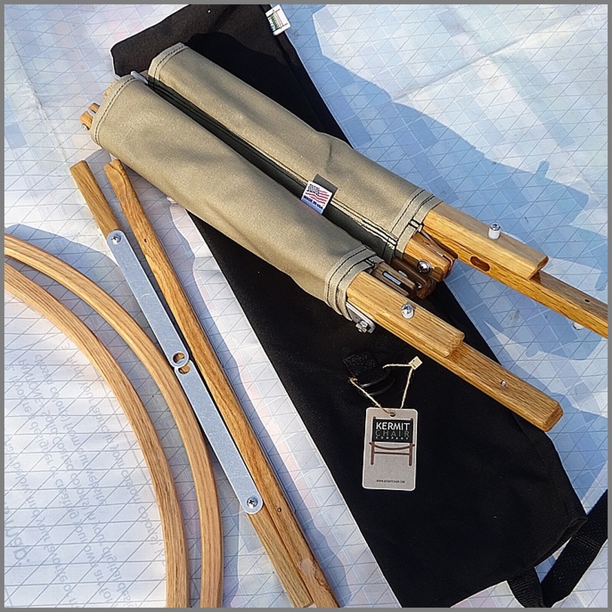 カーミットチェア<BR>アメリカ製 ウッドチェア<BR>Kermit Chair Company<BR>キャンプツーリング