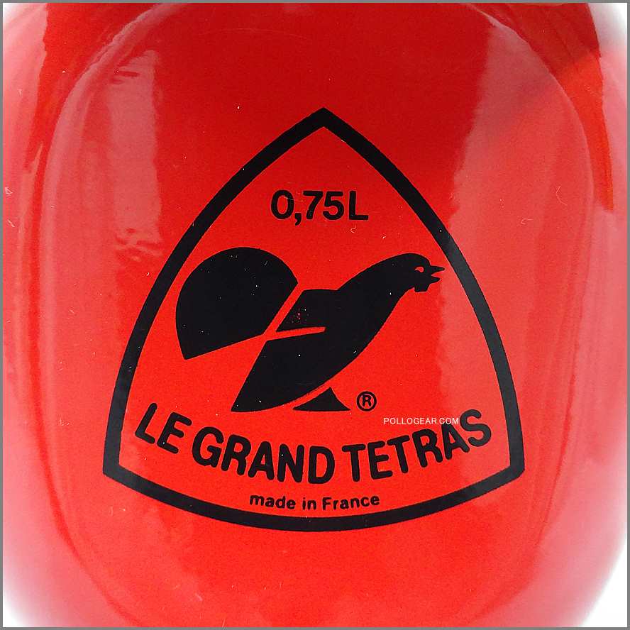 フラッシャー付 デッドストック<BR>1980年代 グランテトラ 0.75L<BR>丸型 LE GRAND TETRAS<BR>VINTAGE ウォーターボトル