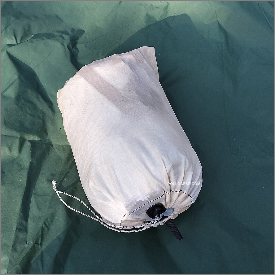 2007年 グラナイトギア 10×12<br>ホワイトライトニングタープ<br>GRANITE GEAR SILTARP<br>シルタープ White Lightning Tarp<br>バイカラー ブルー ホワイト<br>シルナイロン カテナリーカット ULTRALIGHT CLASSIC