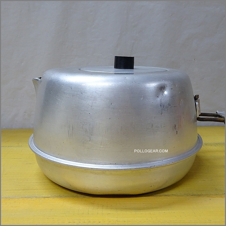 80年代 Markill VINTAGE<BR>マルキル オーバル 筆記体ロゴ<BR>1.2L ビンテージケトル やかん<BR>Made in Germany 