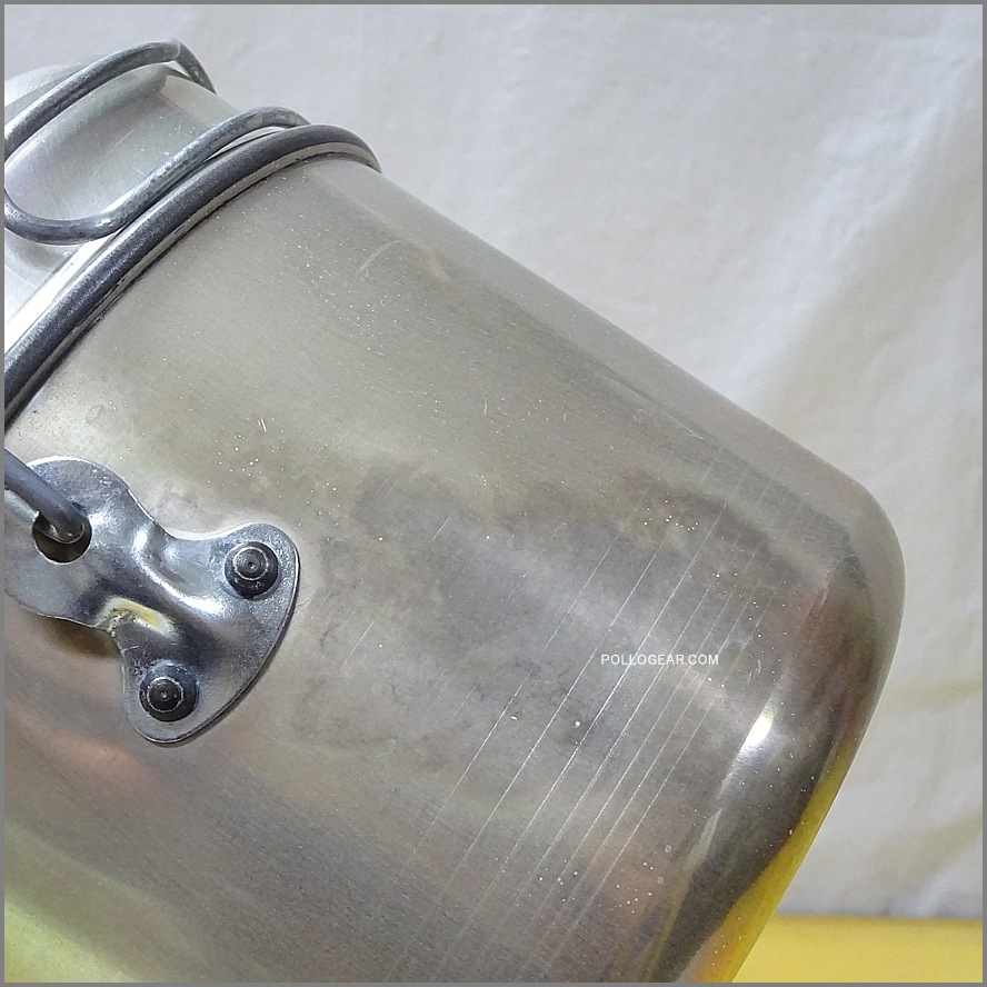 中サイズ 6インチ 80年代<BR>ホットン ブルドッグ<BR>後期 ノンスティック加工<BR>VINTAGE ビリーポット<BR>イングランド製 クッカー 丸小