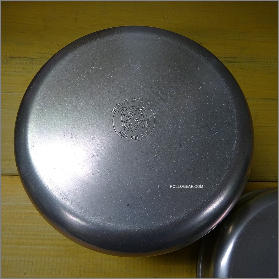 中サイズ 6インチ 80年代<BR>ホットン ブルドッグ<BR>後期 ノンスティック加工<BR>VINTAGE ビリーポット<BR>イングランド製 クッカー 丸小