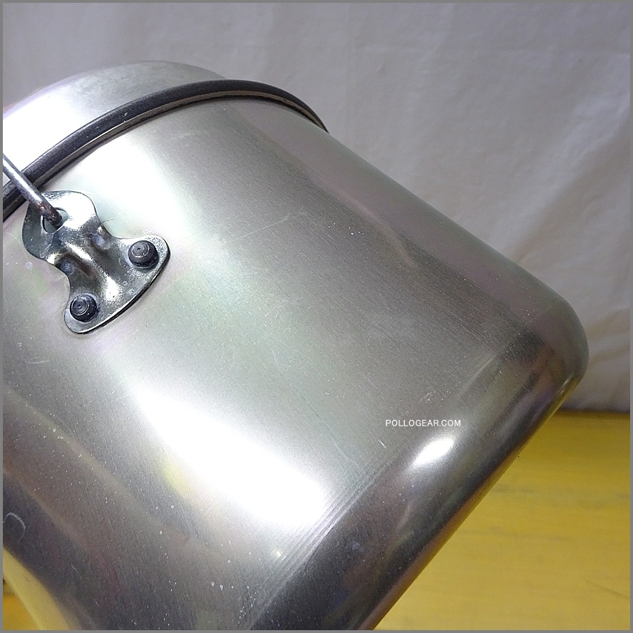 大サイズ 7インチ 80年代<BR>ホットン ブルドッグ<BR>後期 ノンスティック加工<BR>VINTAGE ビリーポット<BR>イングランド製 クッカー 丸小