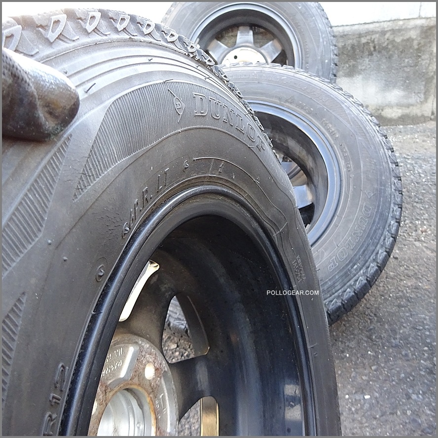 美品 ハヤシ ストリート●PCD100 12インチ 4J +35 JWL-T アルミホイール 軽トラ 軽バン 箱バン スタッドレス 4本SET HAYASHI RACING STREET