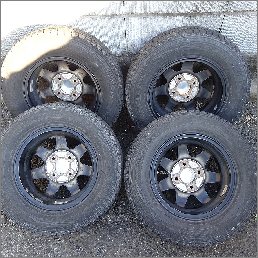 美品 ハヤシ ストリート●PCD100 12インチ 4J +35 JWL-T アルミホイール 軽トラ 軽バン 箱バン スタッドレス 4本SET HAYASHI RACING STREET