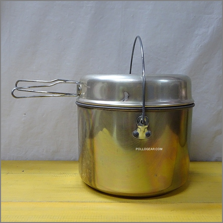 特大サイズ 8インチ 80年代<BR>ホットン ブルドッグ<BR>後期 ノンスティック加工<BR>VINTAGE ビリーポット<BR>イングランド製 クッカー 丸小