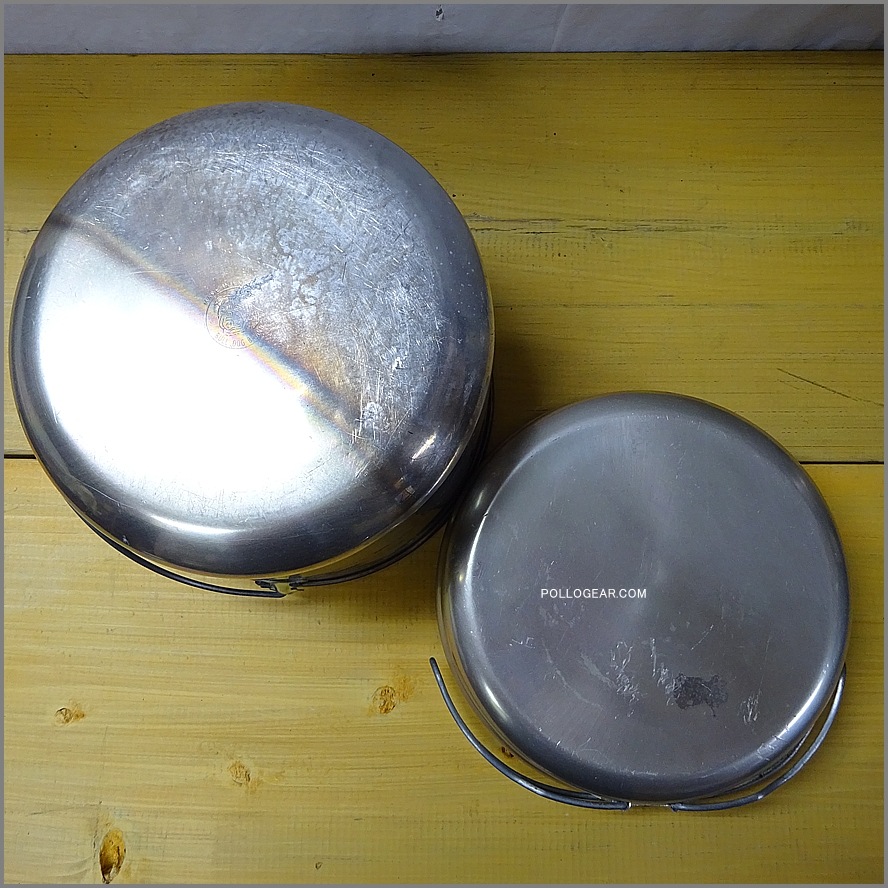 特大サイズ 8インチ 80年代<BR>ホットン ブルドッグ<BR>後期 ノンスティック加工<BR>VINTAGE ビリーポット<BR>イングランド製 クッカー 丸小