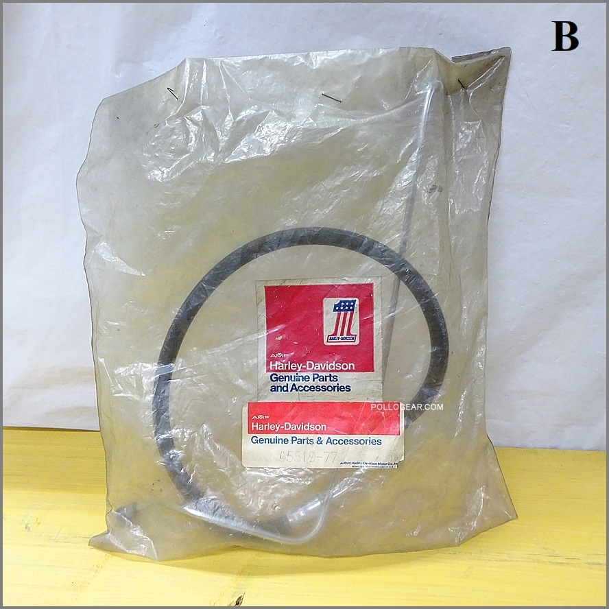 AMF デッドストック ハーレー純正 NOS ブレーキホース 1974-77 FX ショベル XL アイアン 45519-77 45521-74A 三角キャリパー  