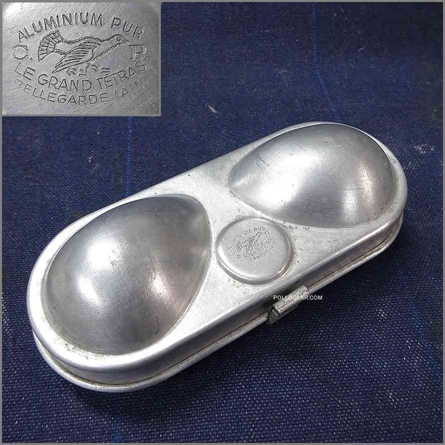 【LE GRAND TETRAS】 エッグキャリー 1940年代 グランテトラ<BR>LE GRAND TETRAS<BR>アルミ エッグ