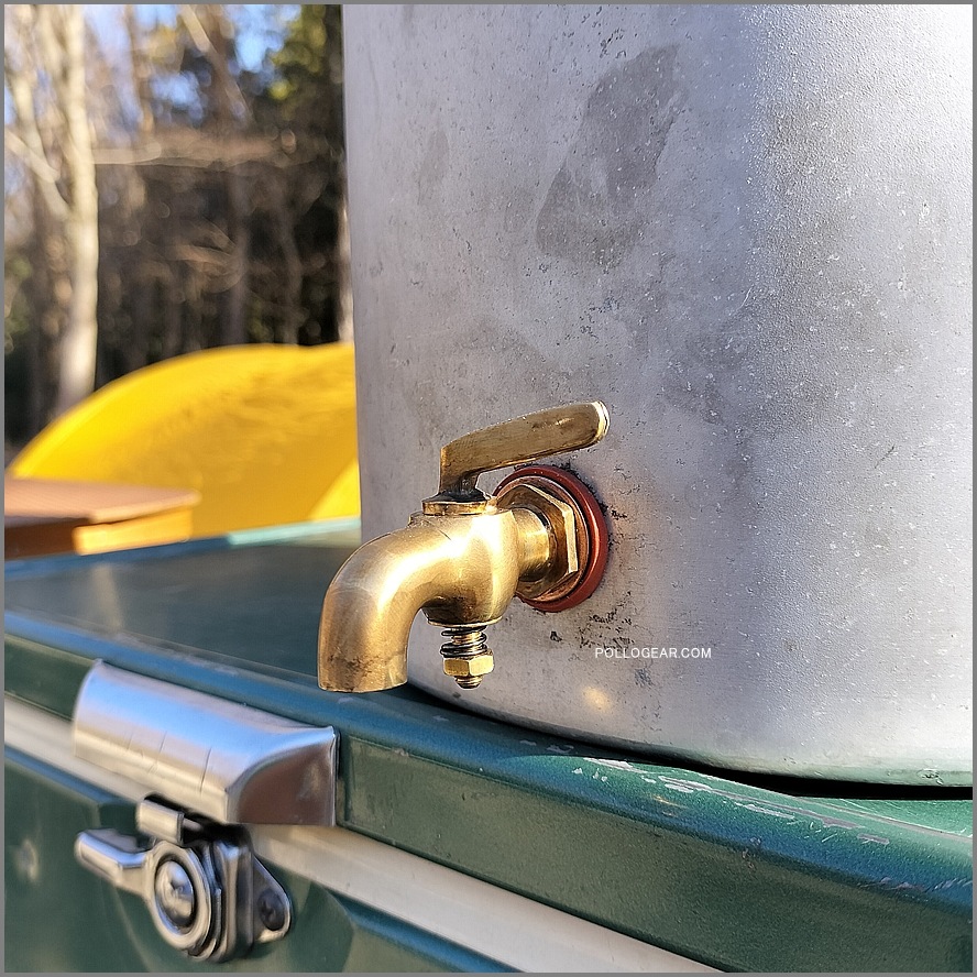 60’s LE GRAND TETRAS<BR>14リットル ウォータージャグ<BR>Vintage Water Jug<BR>グランテトラ フランス製<BR>スーパービッグテトラ アルミジャグ コルクキャップ