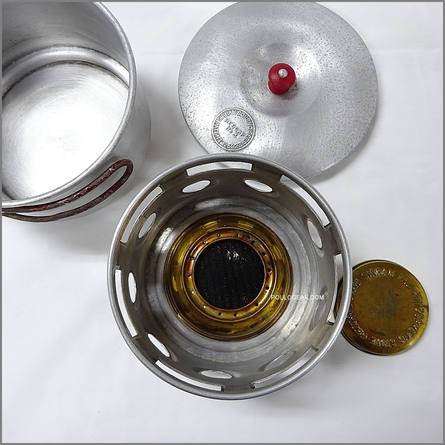 1950年代 SIRRAM №3<BR>RED CAP　1パイントCup<BR>MADE IN ENGLAND<BR>シラム BOILLING SET アルスト