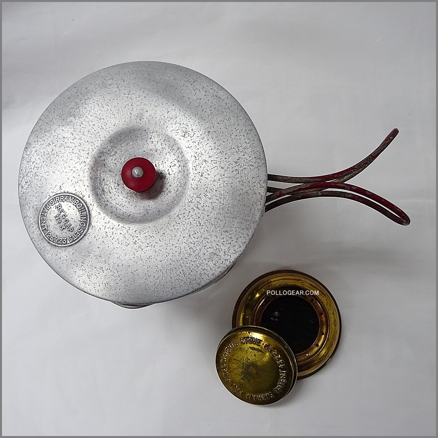 1950年代 SIRRAM №3<BR>RED CAP　1パイントCup<BR>MADE IN ENGLAND<BR>シラム BOILLING SET アルスト