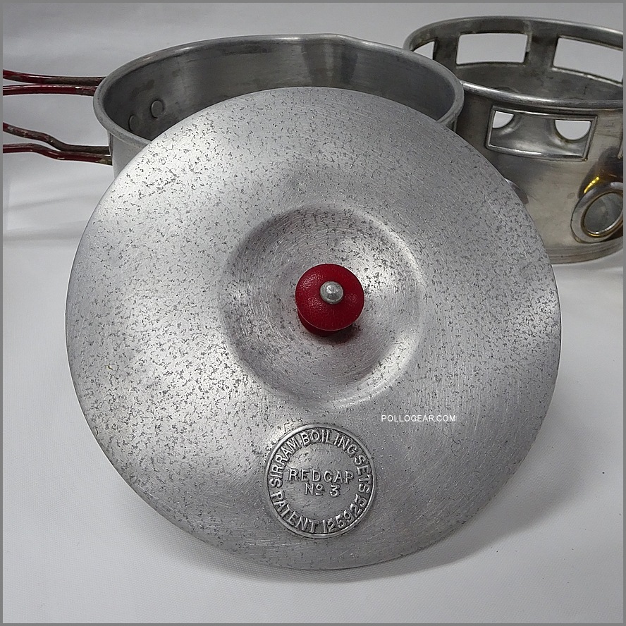1950年代 SIRRAM №3<BR>RED CAP　1パイントCup<BR>MADE IN ENGLAND<BR>シラム BOILLING SET アルスト