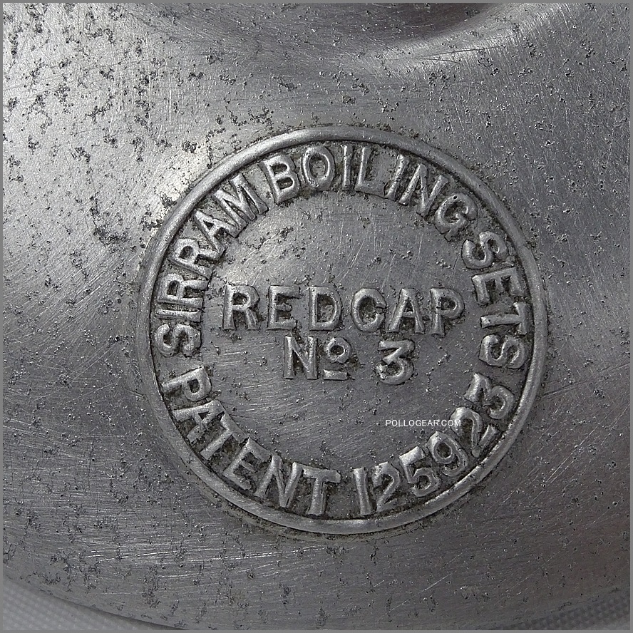 1950年代 SIRRAM №3<BR>RED CAP　1パイントCup<BR>MADE IN ENGLAND<BR>シラム BOILLING SET アルスト