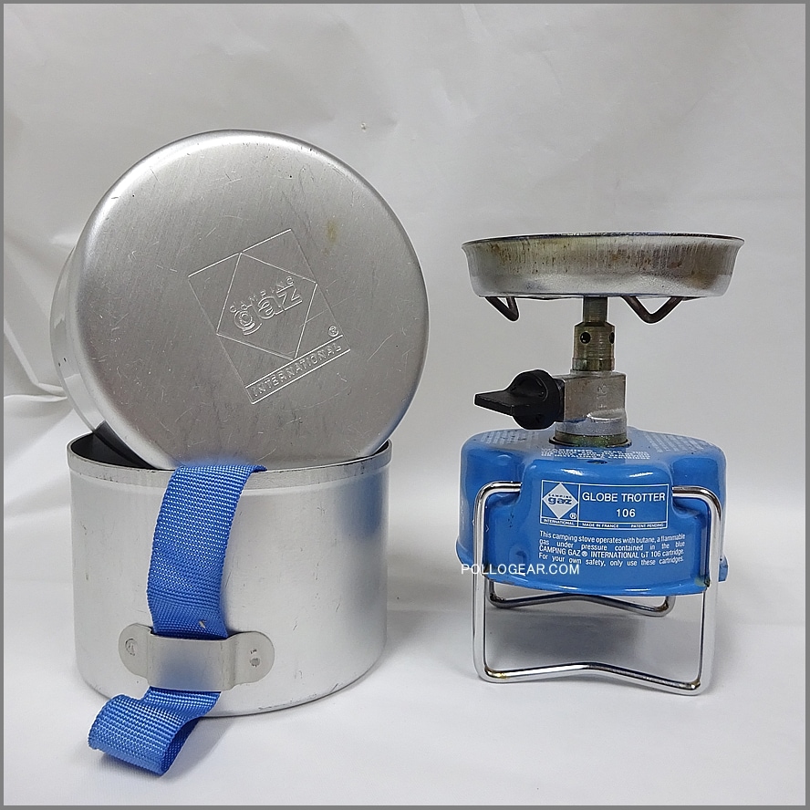 バーベキュー・調理用品 camping gaz globe trotter 106 70年代 クッカー ストーブ<BR>VINTAGE キャンピングガス<BR>グローブ