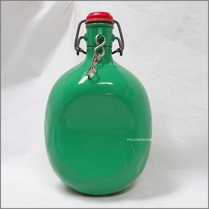 緑 希少カラー 丸型<BR>1980年代 グランテトラ 1.0L<BR>LE GRAND TETRAS<BR>VINTAGE ウォーターボトル