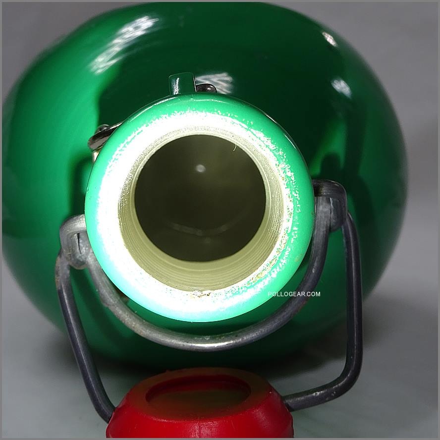 緑 希少カラー 丸型<BR>1980年代 グランテトラ 1.0L<BR>LE GRAND TETRAS<BR>VINTAGE ウォーターボトル