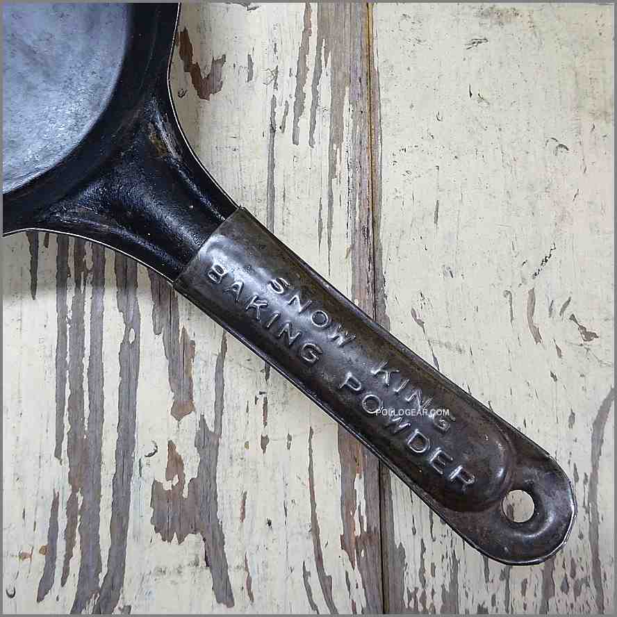 1940年代 SNOW KING<BR> ビンテージ フライパン<BR>鉄フライパン アメリカ製<BR>Cowboy Frying Pans 178㎜