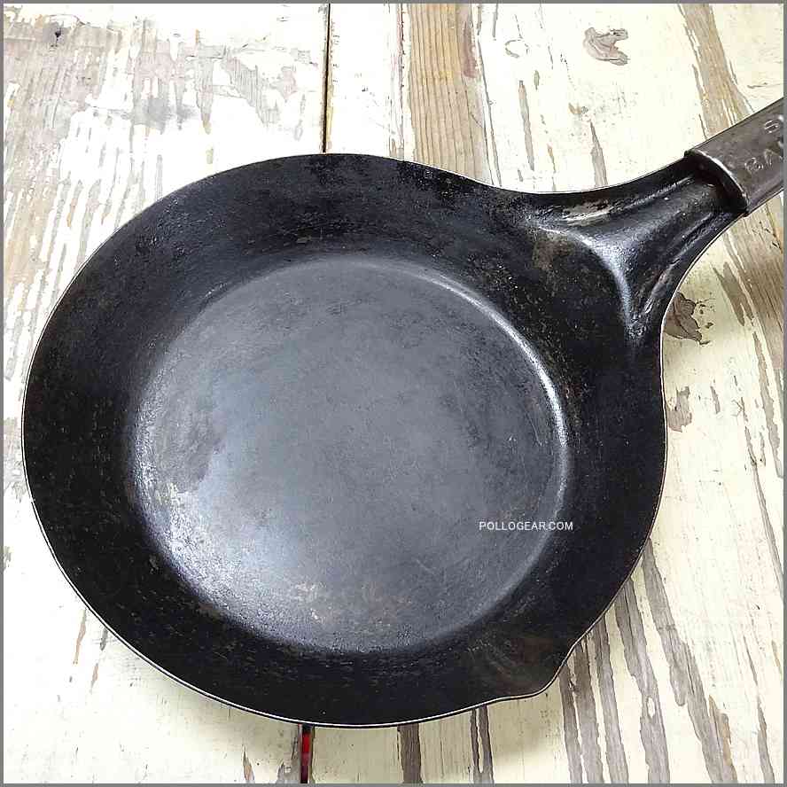 1940年代 SNOW KING<BR> ビンテージ フライパン<BR>鉄フライパン アメリカ製<BR>Cowboy Frying Pans 178㎜