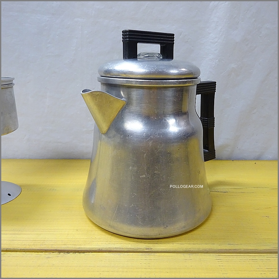 1950年代 WEAR-EVER USA<BR>3006 VINTAGE パーコレーター<BR>PERCOLATOR COFFEE POT<BR>コーヒーメーカー アメリカ製<BR>ウエアエバー キャンプコーヒー