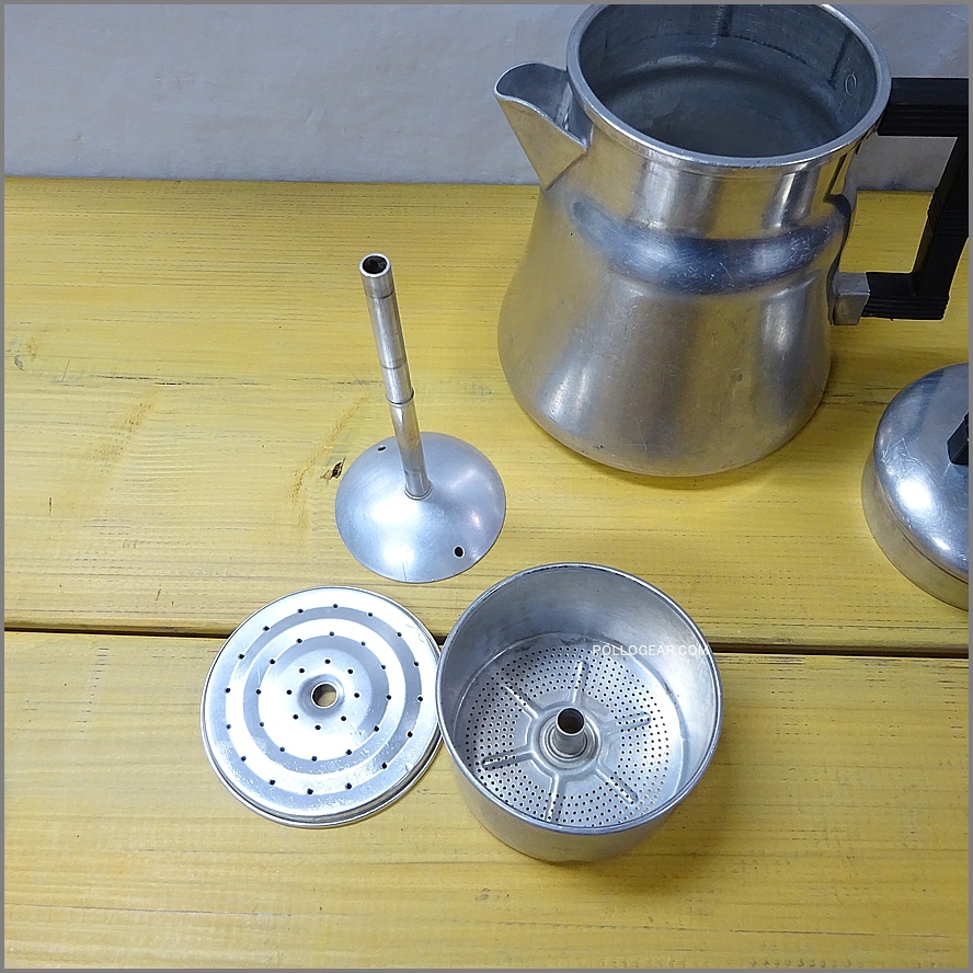 1950年代 WEAR-EVER USA<BR>3006 VINTAGE パーコレーター<BR>PERCOLATOR COFFEE POT<BR>コーヒーメーカー アメリカ製<BR>ウエアエバー キャンプコーヒー
