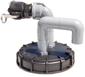 JEH-AK3 カプラ式 2口キャップ 自重落下 液取ホース セット 3M IBC 