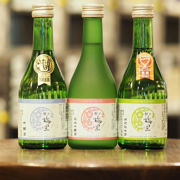 越乃梅里 呑み比べセット 300ml×3(化粧箱入)